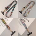 thumbnail image 2 of Universal Phone Clip Antilost Retro Pattern Strap Crossbody Long Strap Adjustment Length Hanging Neck Strap Mobile Phone Lanyard, 2 of 10