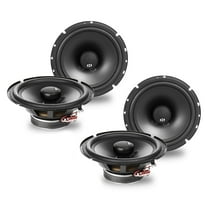NVX Car Speaker Upgrade Package for 2002-2007 Jeep Liberty Front & Rear 6.5" & 3.5" Coaxial Speakers
