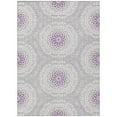 thumbnail image 2 of Addison Rugs Chantille Indoor/Outdoor Transitional Circles Lilac Washable Rectangle Rug, 5' x 7'6", 2 of 6
