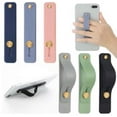 thumbnail image 4 of 6 Pcs Support de Cellulaire en Silicone Sangle de Préhension Support Auto-Adhésif Support de Téléphone Intelligent Amovible Décor, 4 of 7