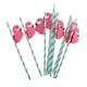 thumbnail image 2 of 10pcs Pajas de Beber Forma de Flamingo Paja Desachable Tropical Decoración de de de Cóctel de Noche Yuyangstore Paja de Flamingo, 2 of 8