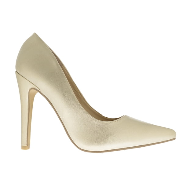 Zapatillas Cameron color oro textura lisa 25.5 Dorothy Gaynor Zapatillas Cameron color oro textura lisa 25.5