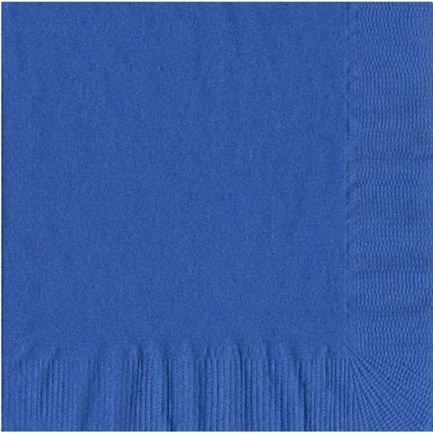 50 Plain Solid Colors Luncheon Dinner Napkins Paper - Royal Blue ...
