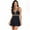 Black C, variant on 2PCS Bathing Suits for Women Woven Womens Printed Swimsuit Athletic Skirt Swimdress S-XXL