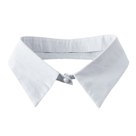 lixuesong Shirt Lapel Shirt Collar Elegant Sweet Girls Blouse Collar Detachable Lapel for Lady Delicate Collar Simple Shawl