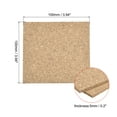 thumbnail image 2 of Uxcell 100x100x5mm Square Coasters Cork Cup Mat Pad for Tableware 8 Pack, 2 of 5