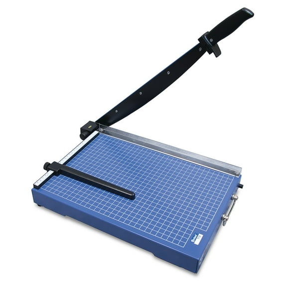 United 15.4" Office-Grade Guillotine Paper Trimmer 15 Sheet Capacity Blue (T15)