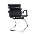 thumbnail image 3 of Scranton & Co Moderne Chaise Chromée en Noir, 3 of 5