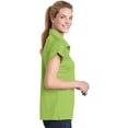 thumbnail image 2 of Sport-Tek Women's Smooth Style Snag Resistant Polo Shirt, 2 of 4