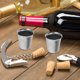thumbnail image 3 of GOOHOCHY 4 copas de vino de acero inoxidable para comunión, copas de agua bendita, copas de whisky, copas de Havdalah, cáliz de vino, copa de ofrenda de metal., 3 of 8