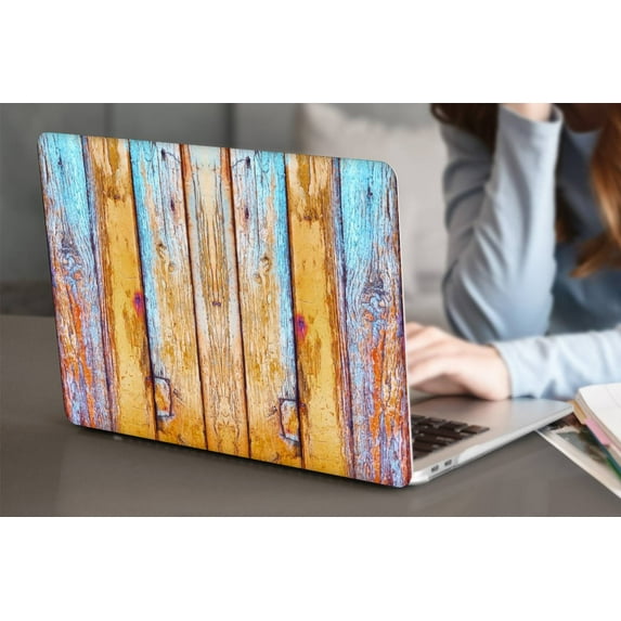 KSK KAISHEK Plastic Hard Protective Shell Case Cover for 2020 - 2019 Release MacBook Pro 16 inchs XDR Display + Black Keyboard Cover Model: A2141 Wood grain A 8