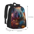 thumbnail image 3 of Daiia Forest Koala Backpack for Men and Women -Durable Backpack Large Capacity, Water-Resistant Bag with Adjustable Straps and Laptop Compartment, 3 of 9