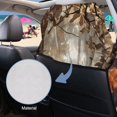 thumbnail image 5 of Garronmavis Wolf Maple Car Seat Towel Covers 1 PC Stain Resistant Easy Installation Front Car Seat Protector with Storage Bag Universal Fit for Cars SUVs Trucks Sedans Vans, 5 of 9