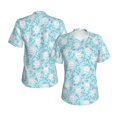 thumbnail image 3 of Yiaed Cute Rabbit Print Women's T Shirt V-Neck Short Sleeve Shirt Casual Breathable Tee Summer Tops-XX-Large, 3 of 5