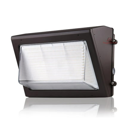 

60 Watt LED Wall Pack Light - 8 700 Lumens - 5000K Bright White - High Efficiency 140 Lumen to Watt- DLC Premium Listed - Dorado III Series - with Photocell