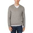 thumbnail image 1 of Suéter de punto de cachemira para hombre Club Room, gris, mediano, 1 of 1