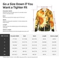 thumbnail image 5 of Yiaed Golden Sunflower In Field Print Sun Shirts UPF 50+ Protection Hoodie Rash Guard Shirt UV Shirt Long Sleeve Fishing Outdoor Lightweightase-3X-Large, 5 of 7