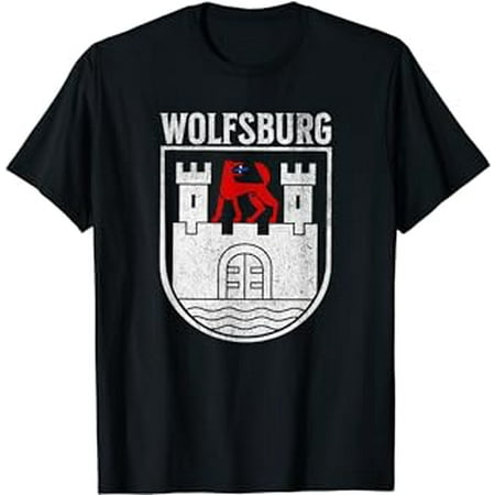 Wolfsburg Germany Deutschland Crest Arms Emblem T-Shirt