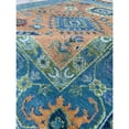 thumbnail image 4 of EORC KC15109RT10X14 Hand Knotted Wool Kazak Collection Rug, 10' x 14', Rust / S.BLUE Area Rug, 4 of 4