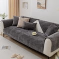 thumbnail image 2 of Nvzi Juego de 2 fundas de almohada de chenilla a cuadros estilo rústico para sofá cama, fundas de cojín con mechones suaves (gris oscuro, 45,7 x 45,7 cm), 2 of 5