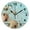 E81, variant on Marine Seashells Round Wall Clock Quiet Battery Operated Living Room Wall Watch Silent Non Ticking Desk StarWall Clocks Art(12 Inch)