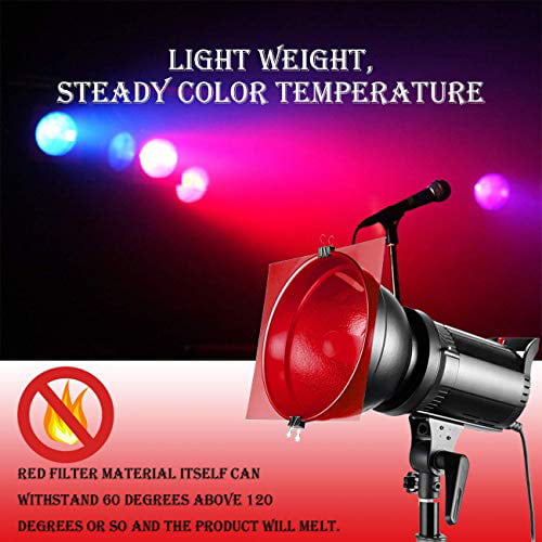 Red and Green 8 Pieces Colored Christmas Gel Filter Overlays Christmas Correction Lighting Gel Filter Transparent Color Plastic Film Sheets for Led Light 11.7 x 8.3 Inches Reading or Craft 