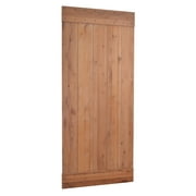 36"x 84" Knotty Alder Primed Natural Wood Solid Core Barn Sliding Interior Door