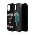 thumbnail image 2 of DistinctInk Tough Case for Apple iPhone 15 PLUS (6.7" Screen), Compatible with MagSafe Charging - Shopping is an Art I'm an Artist Respect, 2 of 6