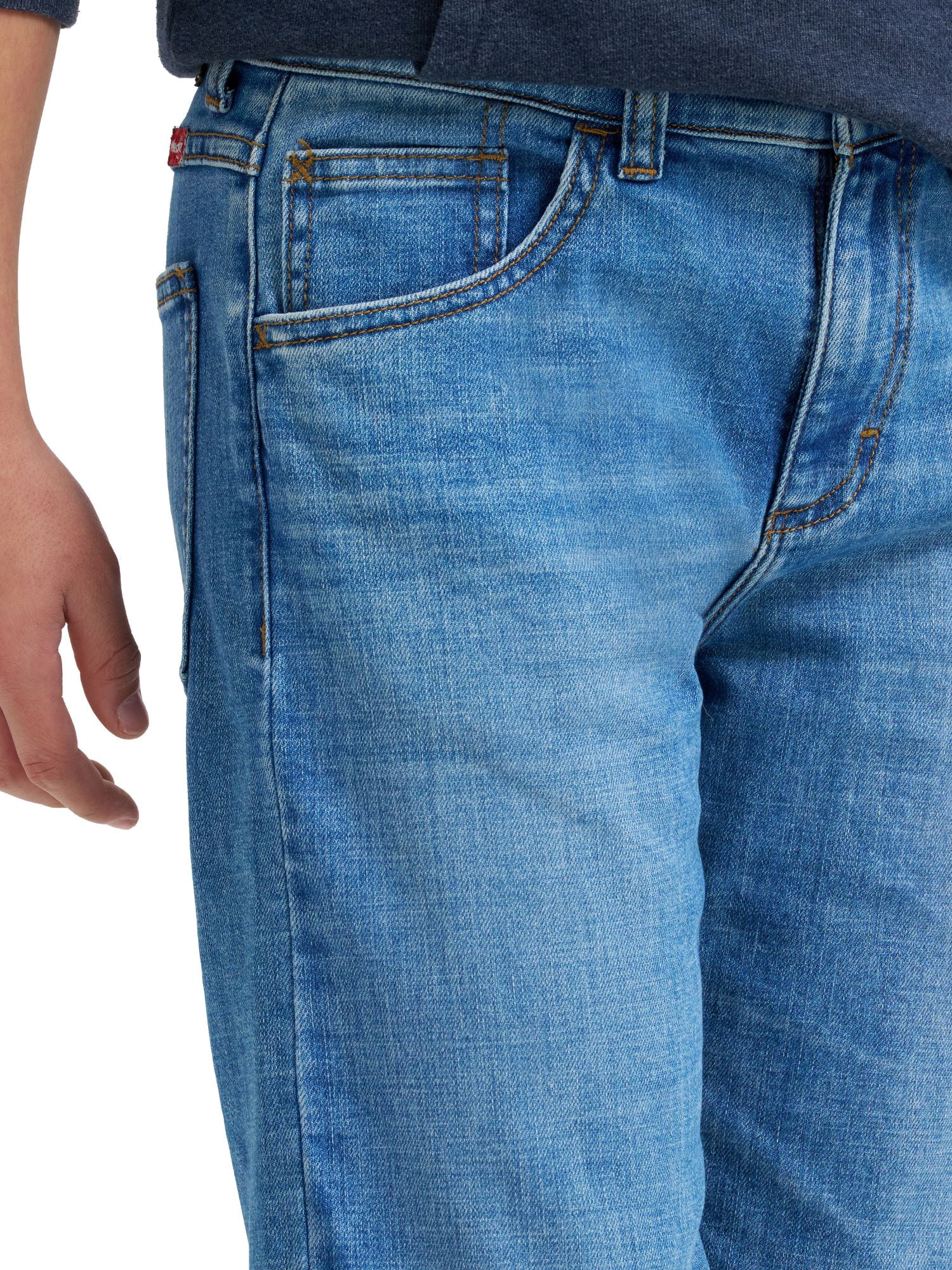 Wrangler® Boys Straight Fit Denim Jeans, Sizes 4-18 Regular, Slim, & Husky