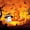 Orange 02, variant on Manfei Halloween Themed Pumpkin 7 Pieces Full Size Bedding Sets,Cute Monogrammed E Full Size Bed in a Bag,Orange,Halloween Reversible