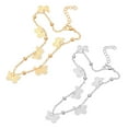 thumbnail image 4 of Jumpingount Exquisita tobillera colgantes de mariposas tobilleras de mujer resistentes al desgaste Ropa, zapatos y accesorios Miscelánea, 4 of 6