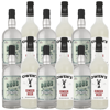 Dhōs Handcrafted Non-Alcoholic Gin 6 Pack w 6 Pack Owen’s Mixers Ginger Beer - Keto-Friendly, Zero Sugar, Zero Calories, Zero Proof - 750 ML - Perfect for Mocktails - A