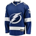 thumbnail image 2 of Men's Fanatics Brayden Point Blue Tampa Bay Lightning  Breakaway Jersey, 2 of 3
