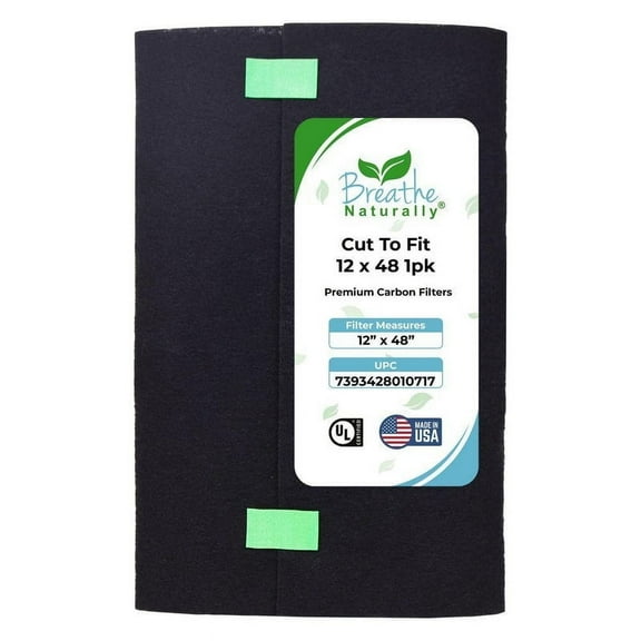 Cut to Fit Carbon Filters - 12x48 1pk