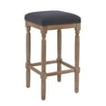 thumbnail image 2 of Ernie Fabric Counter Stool Black, 2 of 5
