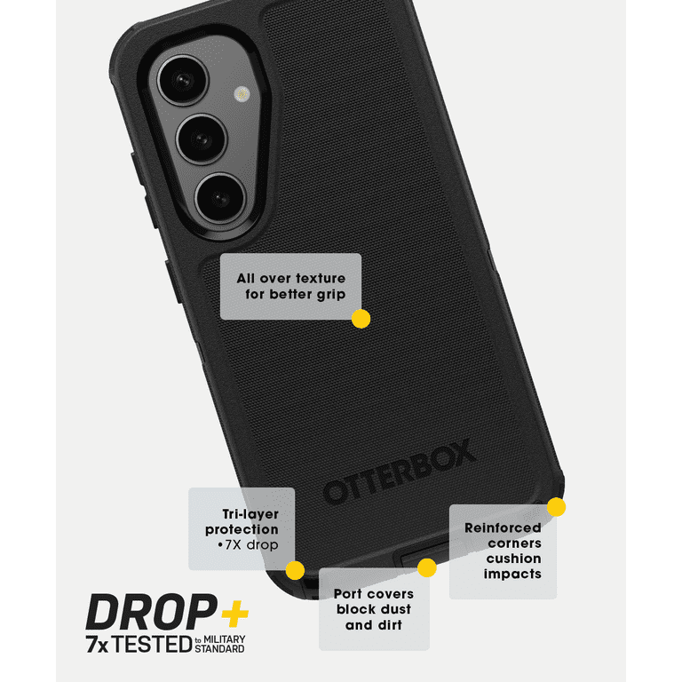 OtterBox Defender Series Pro Case for Samsung Galaxy S25 - Black