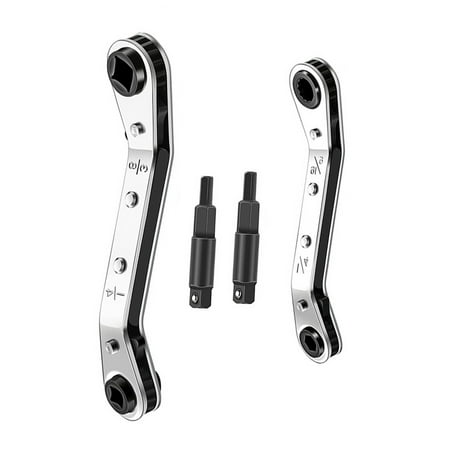 

1 Set Double End Ratchet Wrench Quick Repairing Ratchet Spanner Hand Tool
