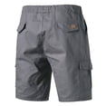 thumbnail image 4 of WBQ Men's Cargo Shorts Lightweight Slim-Fit Flat-Front Draw-string Authentics Lightweight Ripstop Fishing Hiking Casual Shorts with Multi Pockets, 4 of 9
