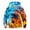 Blue, variant on AWZXDE Boys Zip Up Hoodies Kids 3D Graphic Hoody With Pockets Girls Jackets For Children Black，12-13 Years
