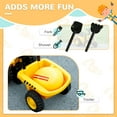 thumbnail image 6 of Qaba Ride-On Excavator for Kids, Caterpillar Licensed Ride-On Construction Toy with Shovel & Trailer, No Power Ride-on Tractor for 18-36 Months, 6 of 9