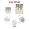 thumbnail image 7 of Green Eucalyptus Leaves Kitchen Dish Towels for Drying Dishes Set of 2, Summer Botanical Weeping Rustic Waffle Weave Microfiber Hand Tea Bathroom Towels Quick Dry & Absorbent Towel 15.7x23.6, 7 of 7