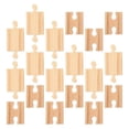thumbnail image 2 of 18pcs Wooden Train Railway Tracks Expansion Track Supplies Children's Railway Toys Toy Train Tracks, 2 of 4