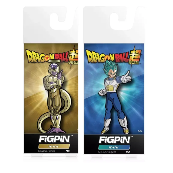 FiGPiN Dragon Ball Super Vegeta and Frieza Bundle: M#8, M#2