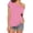 Pink, variant on gakvbuo Cold Shoulder Tops For Women Tops Casual Summer Off The Shoulder Tops Short Sleeve T Shirts Loose Beach Vacation Blouse Shirt One Shoulder Tops Trendy Cute Tunic Tee