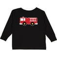 thumbnail image 3 of Inktastic Fire Truck Childs Fireman Boys or Girls Long Sleeve Toddler T-Shirt, 3 of 5