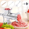 thumbnail image 2 of Manual Meat Grinder Stainless Steel Hand Meat Grinder Food Grinder Sausage Stuffing Machine Meat Grinder for Household for Pork Beef Chicken Pepper Mushroom Coffee, 2 of 5