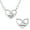 Customize, variant on Infinity & Heart Cremation Urn Necklace for Ashes Heart Ash Necklace for Women Memorial Cremation Jewelry Ash Holder for Human Pet