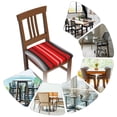 thumbnail image 7 of Salouo Red Black and White Serape Blanket Stripes for Chair Covers,Washable Seat Covers for Dining Room Chairs Seat Protector for Home, Hotel, Banquet-Two Pieces, 7 of 7