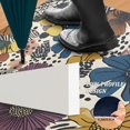 thumbnail image 2 of Yayeee Doormat for Inside 20"x32" Absorbent Low-Profile Washable Non-Slip Rubber Backed Entryway Rug, Blue Flowers, 2 of 8
