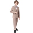 thumbnail image 3 of SXcggal One Ensemble de Costume Rayé pour Petit Garçon comme Tenue de Spectacle Costume Douillet Élégant Léger Tenue pour Tout-Petit, 3 of 8
